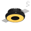 Светильник SWG Combo 2.0 Magnet с Желто Золотой Накладкой Slim 10Вт Черный, под Шпатлевку / СВГ...