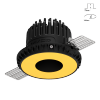 Светильник SWG Combo 2.0 Magnet с Желто Золотой Накладкой Power 12Вт Черный, под Шпатлевку / СВГ...