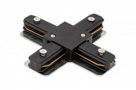 X-Коннектор для Однофазного Трека DesignLed CN2-BL-X Черный / СВГ 003727