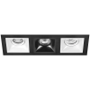 Светильник Встраиваемый Lightstar DOMINO QUADRO МR16 D537060706 Белый, Черный, Металл / Лайтстар