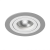 Светильник Встраиваемый Lightstar INTERO 16 ROUND GU10 i61906 Белый, Серый, Металл / Лайтстар