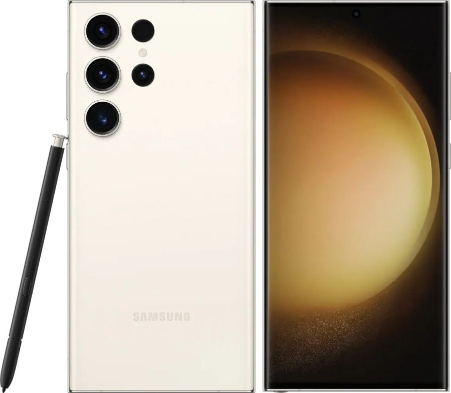 Смартфон Samsung Galaxy S23 Ultra 12/512Gb Gream (Кремовый)