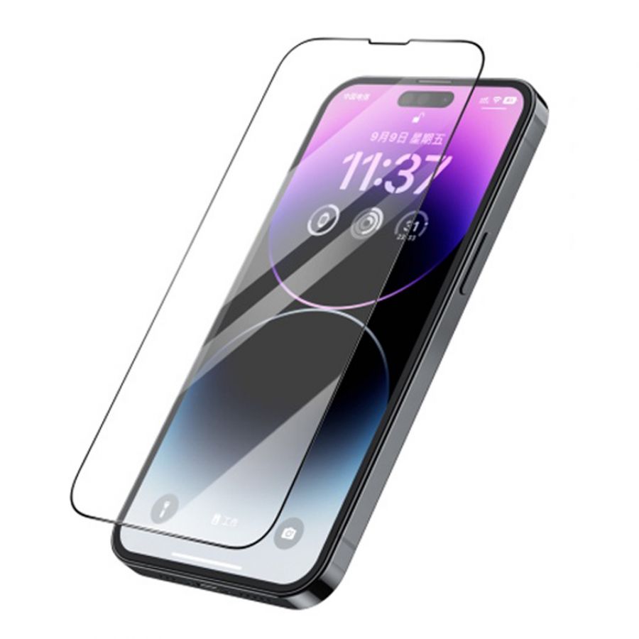 Защитное стекло Recci HD Glass RSP-A17HD Transparent (прозрачное) для Apple iPhone 14 Pro