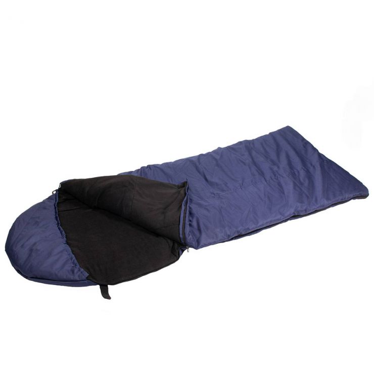 Спальный мешок с капюшоном СЛЕДОПЫТ (190+35х90см) PF-SB-51 (синий)