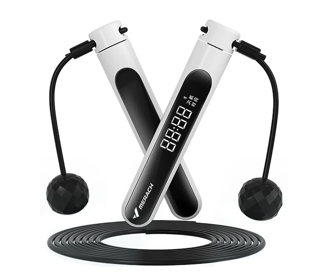 Умная скакалка Xiaomi Merach Intelligent Counting Rope Skipping J1 White