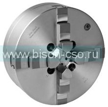 Польский токарный патрон 3714-315/6 Bison-Bial DIN 55026 сквозное крепление