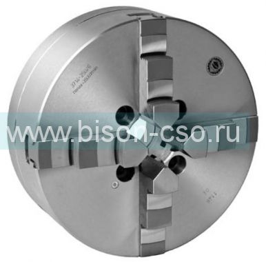 Польский токарный патрон 3714-500-11 Bison-Bial DIN 55026 сквозное крепление