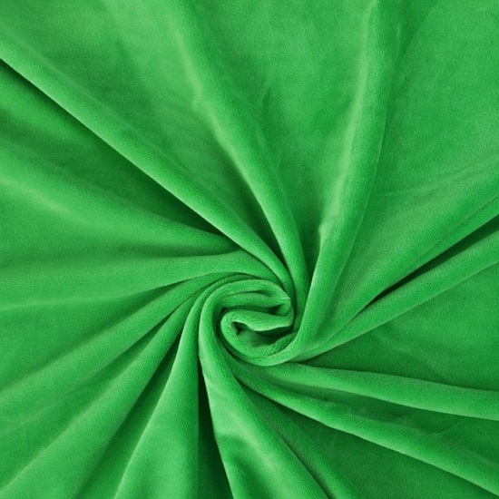 Мелковорсовый мех Вельбоа - Зеленый 50х37 см.