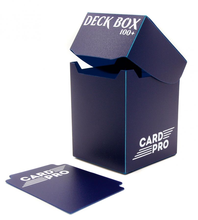 Пластиковая коробочка Card-Pro - Синяя (100+ карт)