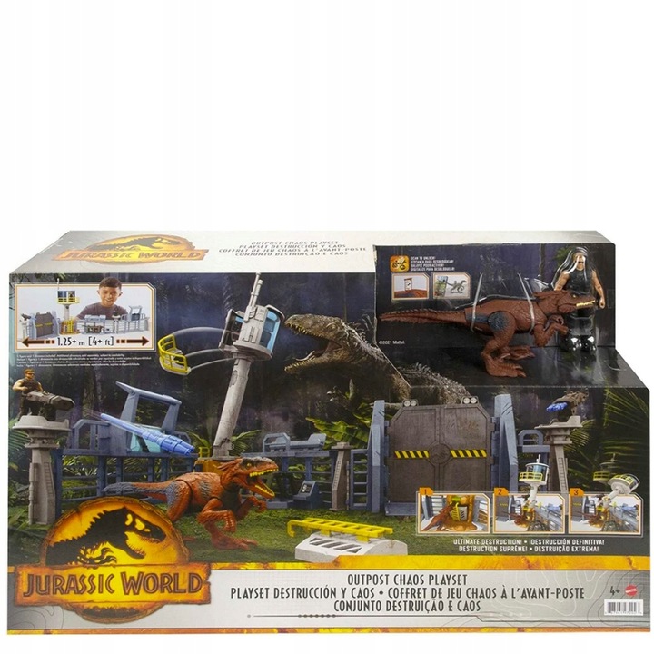 База динозавров Mattel Park Jurassic World 3 GYH43