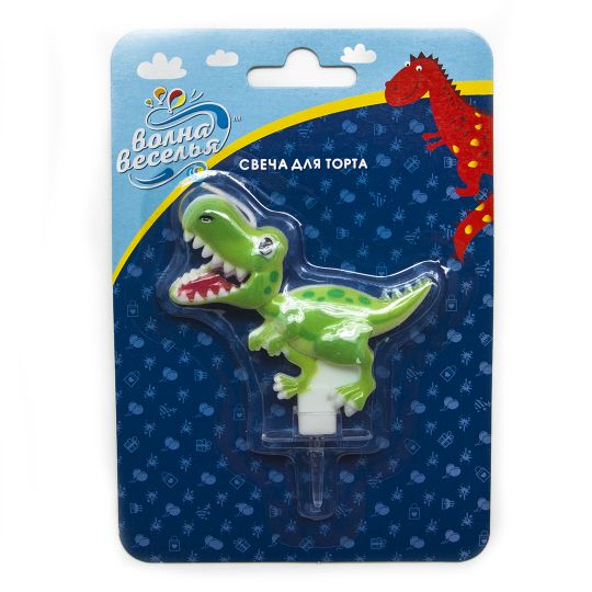 Свеча-топер для торта Динозавр 3Д