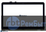 Сенсорное стекло (тачскрин)  ASUS VivoBook Flip TP501 черное с рамкой