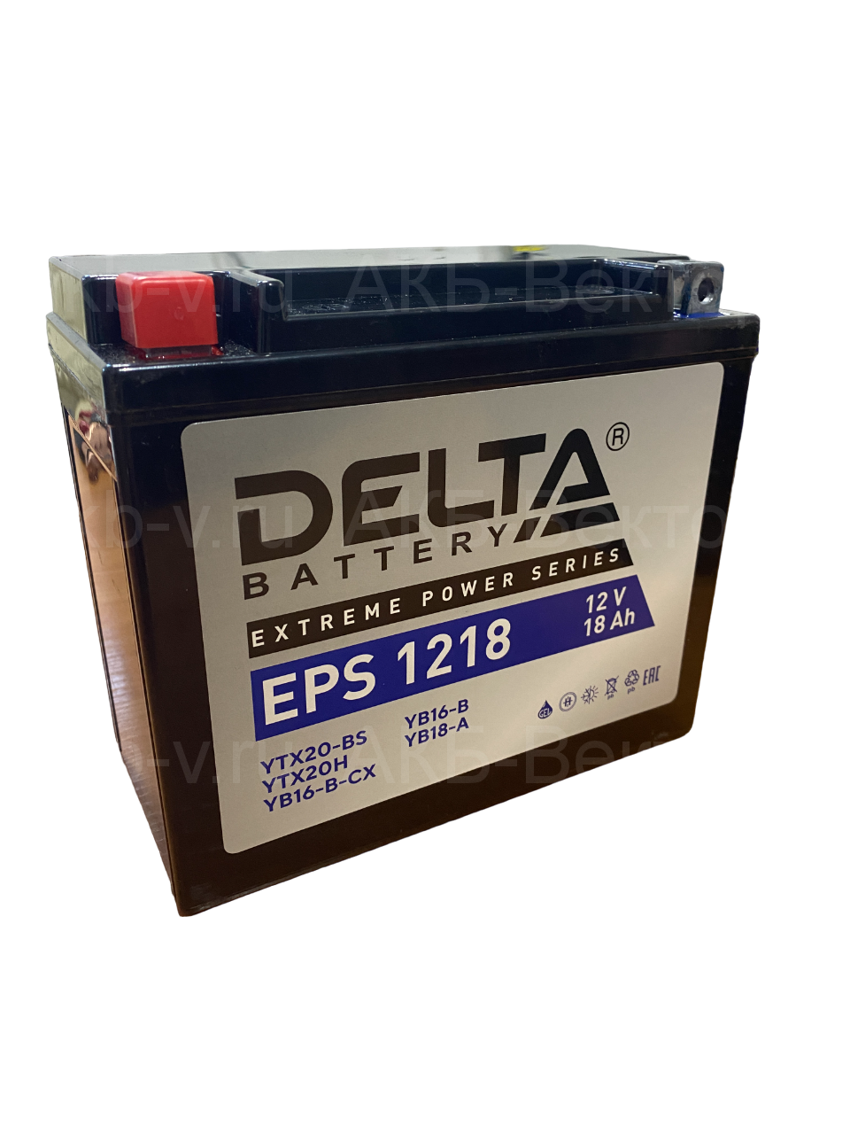 АКБ Delta EPS 1218 (18Ач 270А) YTX20-BS