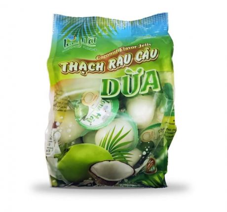 Фруктовое желе Long Hai со вкусом кокоса, упаковка 416 г, Вьетнам