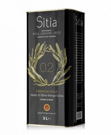 Оливковое масло SITIA - 5 л 0.2 экстра вирджин PDO