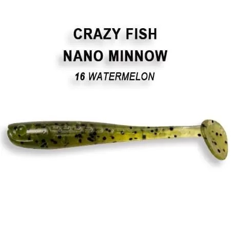Приманка Crazy Fish Nano minnow 2.2, цвет 16 - Watermelon