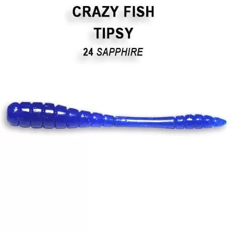 Приманка Crazy Fish Tipsy 2, цвет 24 - Sapphire