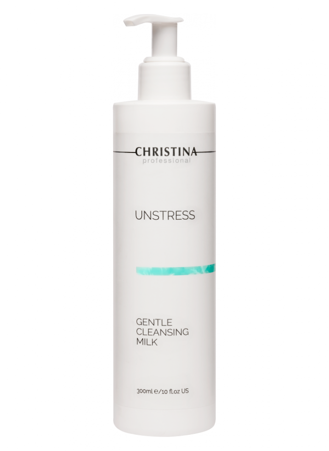 Мягкое очищающее молочко для лица Unstress Christina (Анстресс Кристина) 300 мл