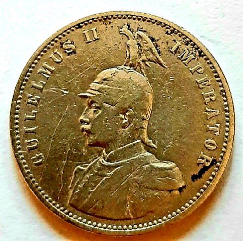 1 рупия 1893 Германская Восточная Африка XF Редкий год