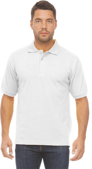 Рубашка поло, белая (Бел 543.01)