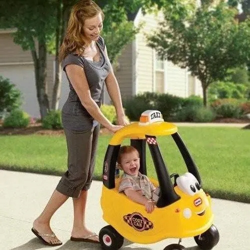 Детский автомобиль-каталка Такси Little tikes 172175 , цвет: желтый