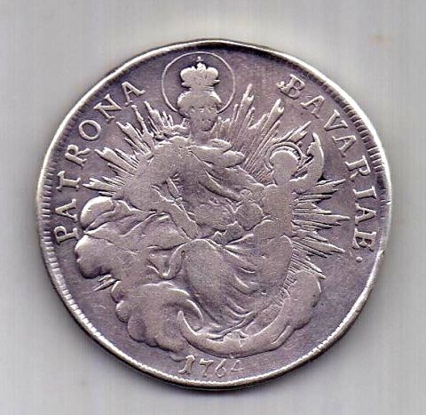 1 талер 1764 Бавария XF Германия