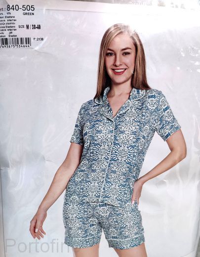 пижама женская шорты кр вискоза (CONFEO) 840-505