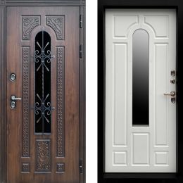 Дверь входная Termo-door Лацио 3К Винорит Дуб / Белый софт