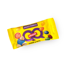 SNAQ FABRIQ Драже с арахисом и молочным шоколадом, покрытое разноцветной глазурью 40г
