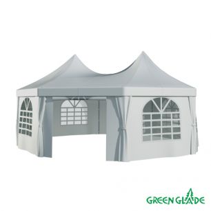 Садовый тент шатер Green Glade 1052 (8 граней)  Комплект из 2 коробок.