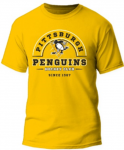 Футболка "Pittsburgh Penguins" (Classic) печать, желтая