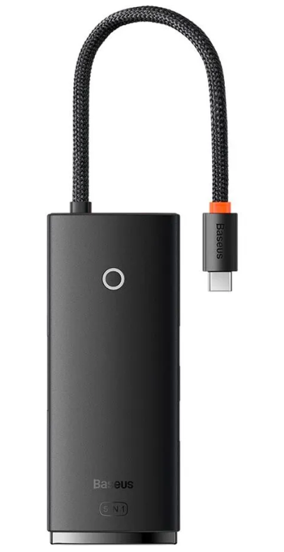 USB Type-C HUB (хаб) Baseus Lite Series на 5 портов HDMI , 3xUSB 3.0 , Type-С PD черный WKQX040001