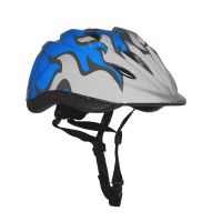 Шлем детский RGX Flame синий с регулировкой размера, размер (50-57)