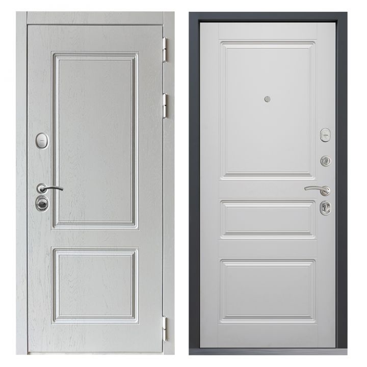 Входная дверь  Command Doors Шале Вайт 02 Белый матовый металлическая
