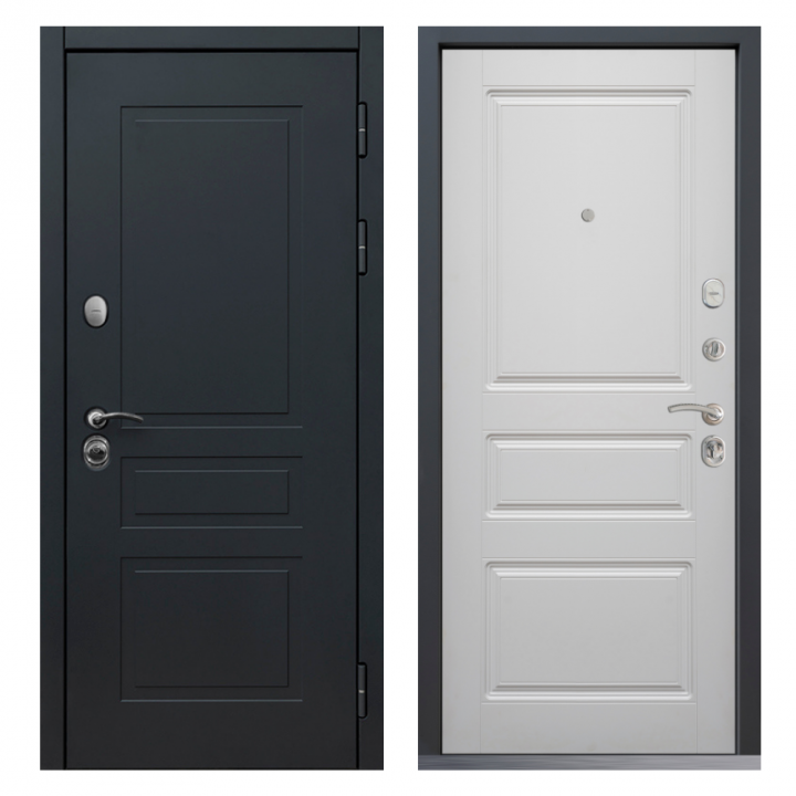 Входная дверь  Command Doors Лорд 02 Белый матовый металлическая