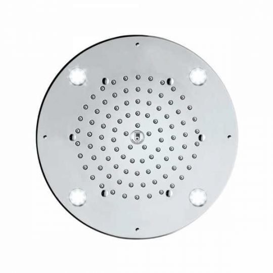 Фото Верхний душ с подсветкой Bossini CUBE FLAT квадратный 1 режим I00723
