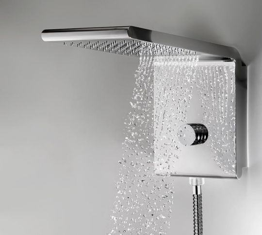 Настенный верхний душ Bossini Syncro rain Renovation 3 режима, с ручным душем I00593 схема 3