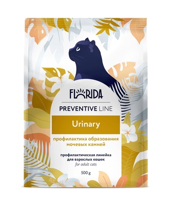 Сухой корм для кошек Florida Preventive Line Urinary Профилактика образования мочевых камней