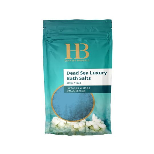 Соль Мёртвого моря для ванны синяя Лаванда Health & Beauty (Хэлс энд Бьюти) 500 г