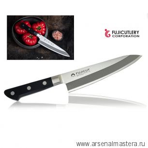 Японский Шеф Нож поварской Гюйто Fuji Cutlery серия FUJI CUT длина лезвия 180 мм, сталь Мо-V 3 слоя, рукоять полипропилен, заточка 6000 Tojiro FC-1662
