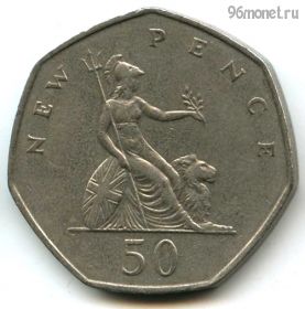 Великобритания 50 нов. пенсов 1969