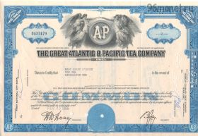 Акция США 1966 THE GREAT ATLANTIC & PACIFIC TEA COMPANY