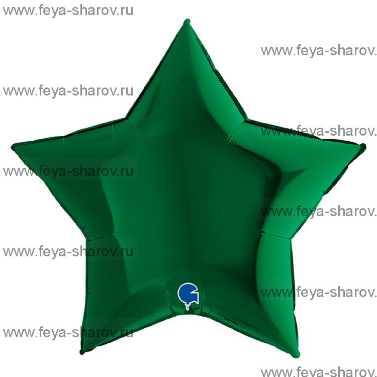 Шар Звезда Dark Green 91 см