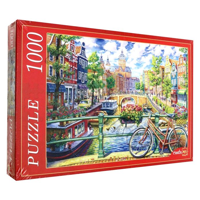 Пазл «Канал в Амстердаме», 1000 элементов
