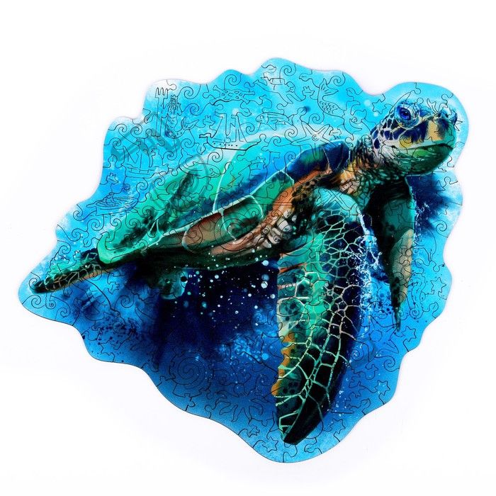 Фигурный пазл «Морская черепаха»