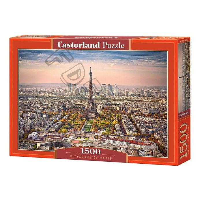 Пазл «Вид Парижа», 1500 элементов