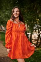 Платье 7337 [оранжевый]