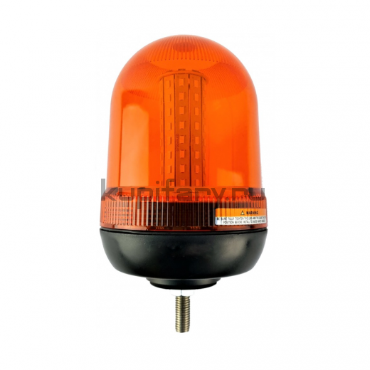 Проблесковый маяк 220 Вольт оранжевый на кронштейне 013D-220V