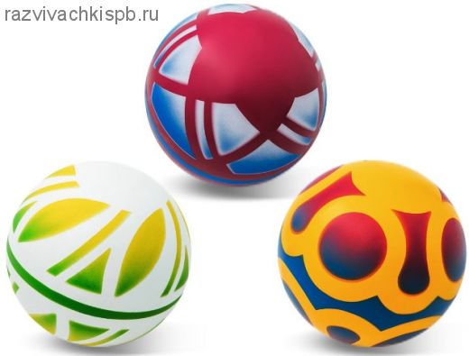 Мяч резиновый, цвета в ассортименте.