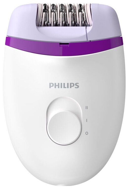 Эпилятор Philips BRE225, белый/фиолетовый